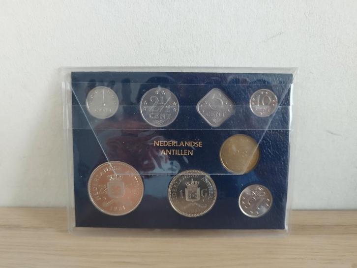 Nederlandse Antillen Munten Set 1981 - Complete Jaarset, Postzegels en Munten, Postzegels | Nederlandse Antillen en Aruba, Gestempeld