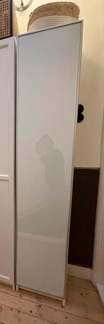 Hoge kast / badkamerkast melkglas, Huis en Inrichting, Badkamer | Badkamermeubels, Ophalen, (Half)hoge kast, Minder dan 50 cm