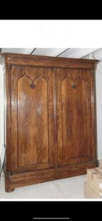 Antieke notenhouten kast, Ophalen of Verzenden