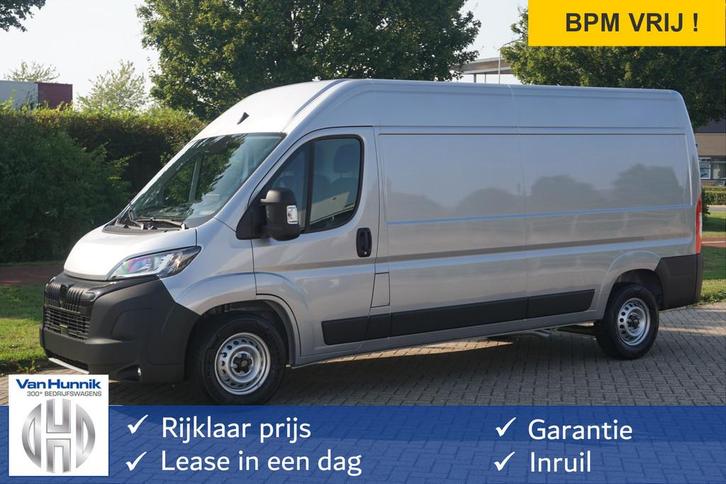 Peugeot Boxer 35+ Heavy 2.2HDI 180PK EAT8 Automaat L3H2 BPM, Auto's, Bestelauto's, Bedrijf, Te koop, ABS, Achteruitrijcamera, Airbags