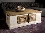 *ACTIE* Salontafel Amanda (Woonprogramma Amanda) (27), 100 tot 150 cm, Nieuw, Landelijke salontafel block gratis bezorging, Minder dan 50 cm