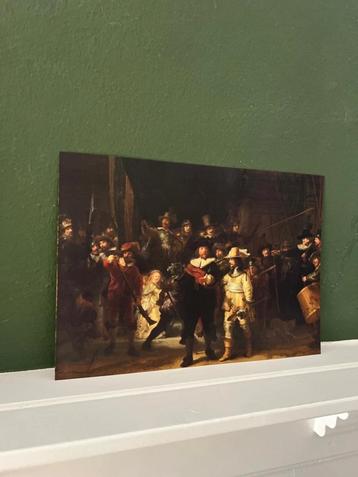 Nachtwacht - Rembrandt van Rijn - 1 Wandkunstkaart A4 (21x29 beschikbaar voor biedingen