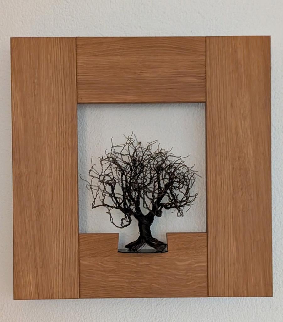 Rustgevend kunstwerk levensboom, Ophalen of Verzenden