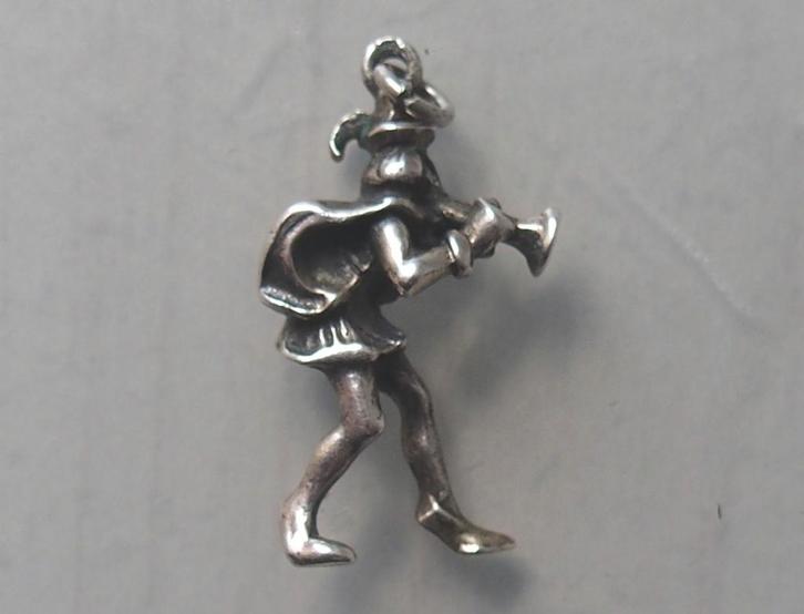 ZILVEREN HANGER: RATTENVANGER VAN HAMELEN, Sieraden, Tassen en Uiterlijk, Antieke sieraden, Hanger, Zilver, Verzenden