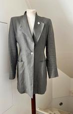 Blazer Pauw linnen 2 38 M khaki groen grijs / blauw cognac, Ophalen of Verzenden, Zo goed als nieuw, Maat 38/40 (M)