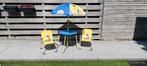 Minions stoeltjes tafel parasol tuinset voor kinderen, Tuin en Terras, Ophalen, Gebruikt