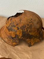 Origjneele Duitse helm Ww2, Verzamelen, Ophalen of Verzenden, Overige soorten, Overige gebieden, Helm of Baret