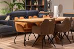 Eetkamertafel Jardino, Ophalen, 50 tot 100 cm, Landelijk, Vijf personen of meer