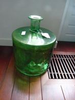 Trendy grote Groene Fles Vaas – Hoogte 50 x Ø21 cm - Nieuw, 50 tot 75 cm, Nieuw, Ophalen of Verzenden, Glas