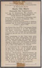 zr Petronella Versantvoort 1917 St. Oedenrode + 1949 Geldrop, Verzamelen, Bidprentjes en Rouwkaarten, Verzenden