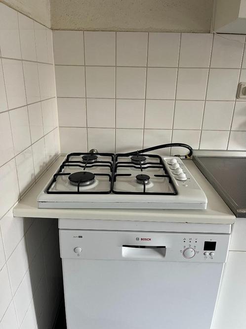 Vrijstaande gaskookplaat 4 pits, Witgoed en Apparatuur, Kookplaten, Gebruikt, Vrijstaand, Gas, 4 kookzones, Ophalen