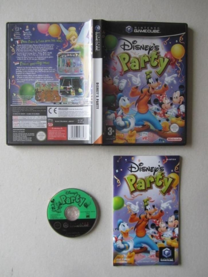 Disney Party Nintendo Gamecube, Spelcomputers en Games, Games | Nintendo GameCube, Zo goed als nieuw, Overige genres, 3 spelers of meer