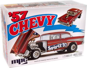 1957 Chevy Flip Nose Spirit of 57, 1/25, MPC, Modelbouw Kit beschikbaar voor biedingen