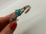 K34 Prachtige zilveren Navajo armband turkoois, Sieraden, Tassen en Uiterlijk, Armbanden, Ophalen of Verzenden