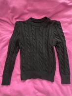 zwart truitje met kabels mt s, Ophalen of Verzenden, Zo goed als nieuw, Maat 36 (S), Zwart