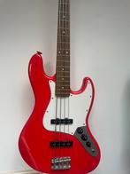 Squier j bass met la bella flatwounds, Muziek en Instrumenten, Ophalen, Zo goed als nieuw