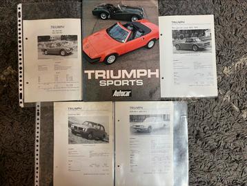 TEAB Triumph sportcar info manuals beschikbaar voor biedingen