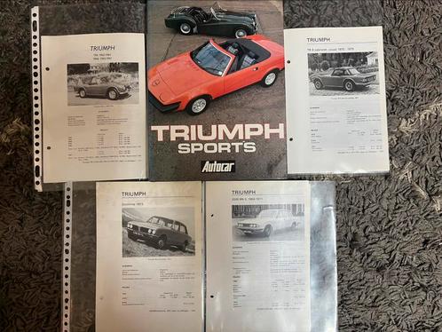 TEAB Triumph sportcar info manuals, Auto diversen, Handleidingen en Instructieboekjes, Ophalen of Verzenden