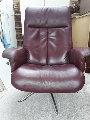 draaistoel relax fauteuil  leer beschikbaar voor biedingen