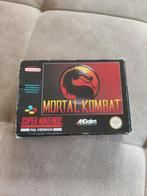 Mortal Kombat Super Nintendo, in Doos, Spelcomputers en Games, Games | Nintendo Super NES, Ophalen of Verzenden, Zo goed als nieuw