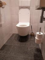 Spoelrand loze hangende toilet/wc pot wit, Ophalen, Gebruikt, Steen, Toilet