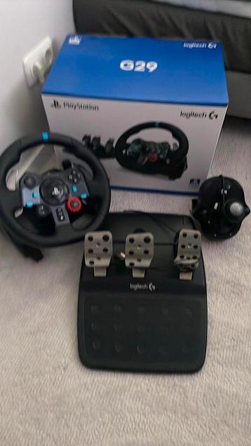 Logitech g29 PlayStation auto stuur met schakel  beschikbaar voor biedingen