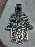 grote Hamsa hanger 6cm, Ophalen of Verzenden, Zo goed als nieuw, Zilver, Overige materialen