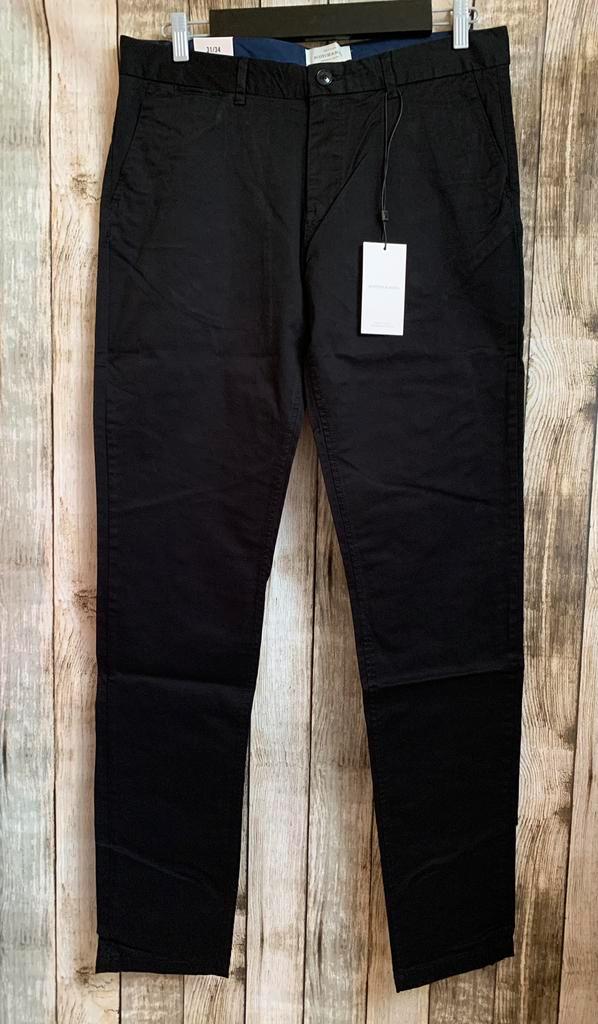 Scotch&Soda Stuart mooie zwarte chino (Maat W31/L34), Kleding | Heren, Broeken en Pantalons, Nieuw, Maat 48/50 (M), Zwart, Verzenden