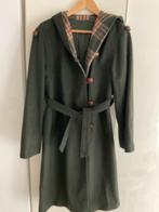 Wollen groene Vintage Jas, Kleding | Dames, Jassen | Winter, Groen, Maat 38/40 (M), Zo goed als nieuw, Ophalen