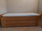 Rockwood Tienerbed met uitschuifbaar bed., Ophalen, 85 tot 100 cm, Gebruikt, Matras