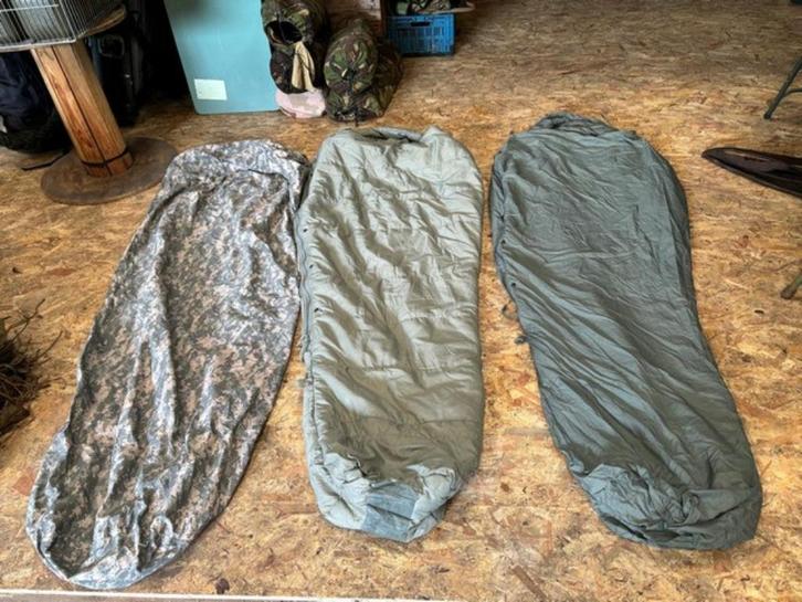 US Army modulaire leger slaapzak met gore tex bivakzak, Caravans en Kamperen, Slaapzakken, Zo goed als nieuw, Ophalen of Verzenden