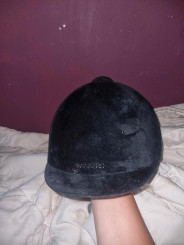Paardrijlaarzen en cap, Dieren en Toebehoren, Paardrijkleding, Zo goed als nieuw, Kinderen, Cap, Overige soorten, Ophalen
