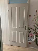 Opdekdeur, 201.5 x 83 linksdraaiend, Doe-het-zelf en Verbouw, Ophalen, Gebruikt, Binnendeur, 200 tot 215 cm