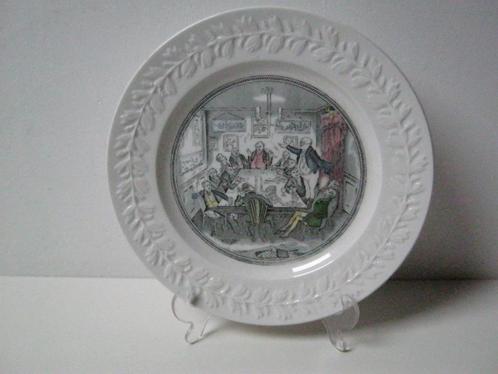 Adams bord Mr Pickwick addresses the club ironstone, Antiek en Kunst, Antiek | Servies los, Ophalen of Verzenden