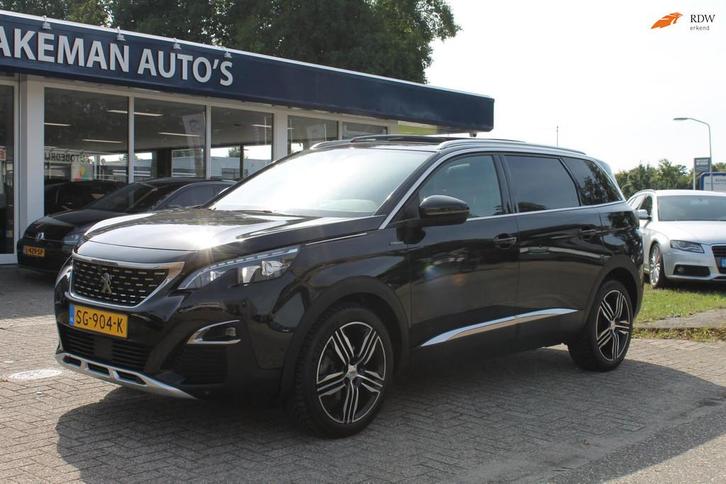 Peugeot 5008 1.2 PureTech Blue Lease GT-Line Huurkoop Inruil, Auto's, Peugeot, Bedrijf, Te koop, 360° camera, ABS, Airbags, Airconditioning