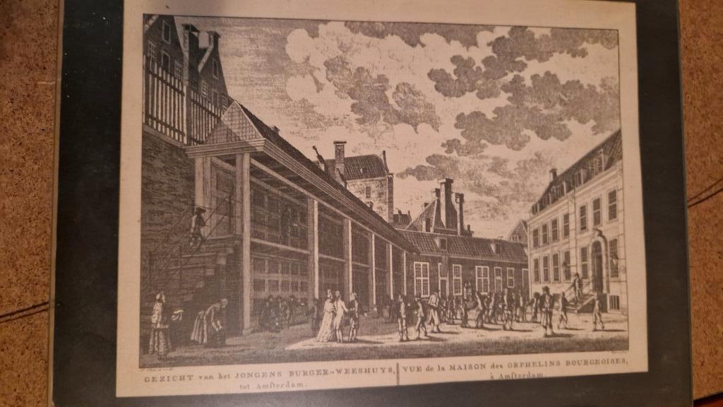 pentekening Amsterdam, Ophalen of Verzenden