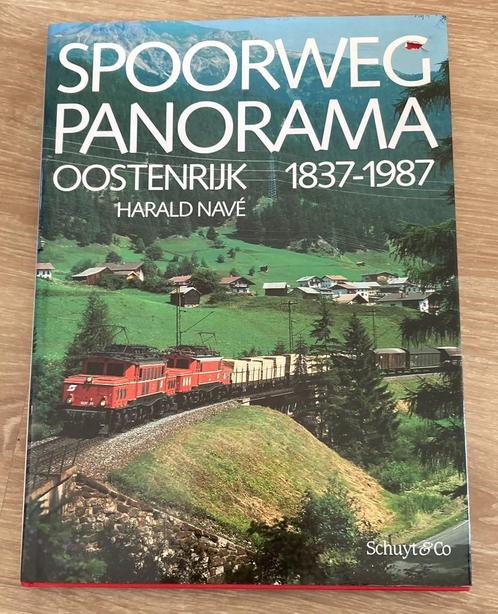 Spoorwegpanorama Oostenrijk 1837-1987, Verzamelen, Spoorwegen en Tramwegen, Zo goed als nieuw, Trein, Kaart of Prent, Verzenden