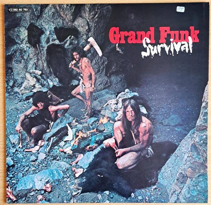Grand Funk - Survival (LP, 1971) in zeer mooie staat, Cd's en Dvd's, Vinyl | Hardrock en Metal, Zo goed als nieuw, Ophalen of Verzenden