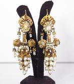 Antieke 18 krt gouden oorbellen Valencia rond 1800, Sieraden, Tassen en Uiterlijk, Antieke sieraden, Ophalen of Verzenden, Goud