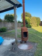 Robuuste Buitenkachel - Gasfles Hergebruikt, Tuin en Terras, Ophalen, Gebruikt, Vuurton
