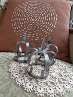 3 Brocante Kleine Kroontjes Tuin ** Mimosa **, Tuin en Terras, Tuinwanddecoratie, Ophalen of Verzenden, Gebruikt