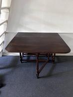 Houten uitschuifbare eettafel, Gebruikt, 100 tot 150 cm, 150 tot 200 cm, Rechthoekig