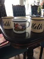 Emaile bekers, Huis en Inrichting, Keuken | Servies, Overige materialen, Overige typen, Ophalen of Verzenden, Zo goed als nieuw