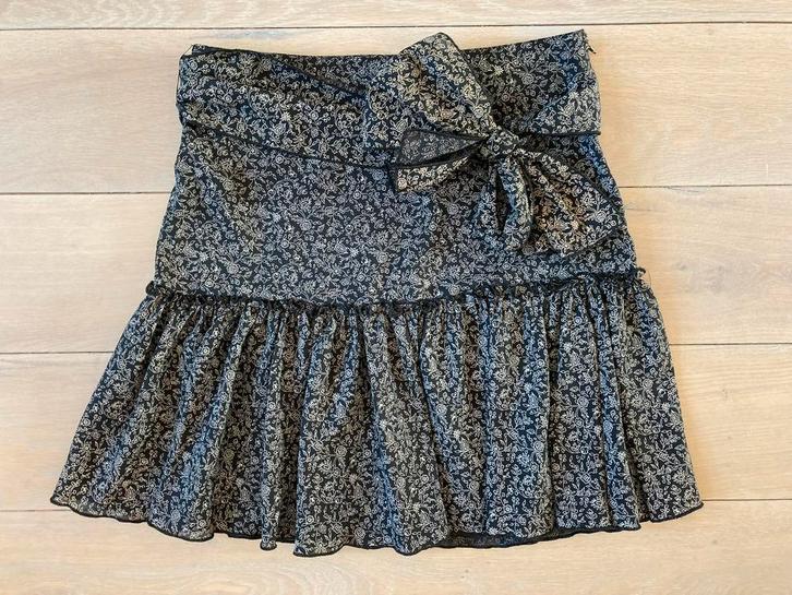 N.E.P. Zwarte 40 rok strik bloemetjes voering petticoat egf, Kleding | Dames, Rokken, Zo goed als nieuw, Maat 38/40 (M), Zwart