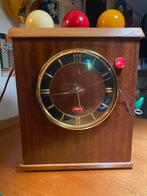Vintage Biljart Klok met Houten Behuizing, Ophalen of Verzenden