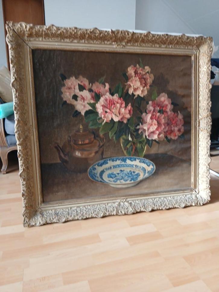 Antiek groot Stilleven Kees Pel, Antiek en Kunst, Kunst | Schilderijen | Klassiek, Ophalen