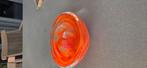 vintage Kosta Boda atoll glas met rode swirl, Antiek en Kunst, Antiek | Glas en Kristal, Ophalen of Verzenden