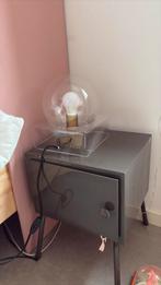Glazen tafellamp Fien karwei zgan, Ophalen, Zo goed als nieuw, Glas, Minder dan 50 cm