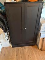 IKEA HAVSTA Kast met plint, zwart, 81x37x134 cm, Huis en Inrichting, Kasten | Dressoirs, Ophalen, 50 tot 100 cm, Grenenhout, 25 tot 50 cm