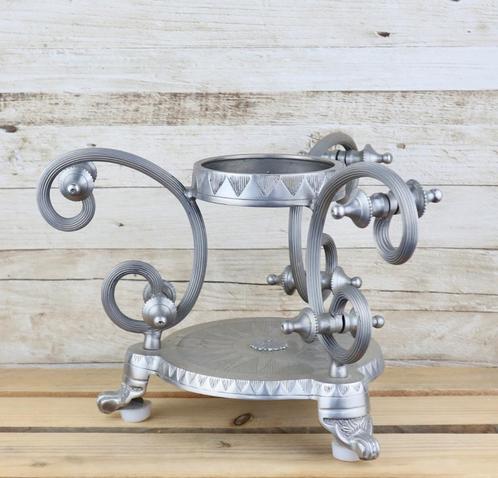 Art Deco stijl kandelaar, Huis en Inrichting, Woonaccessoires | Kandelaars en Kaarsen, Gebruikt, Kandelaar, Minder dan 25 cm, Metaal